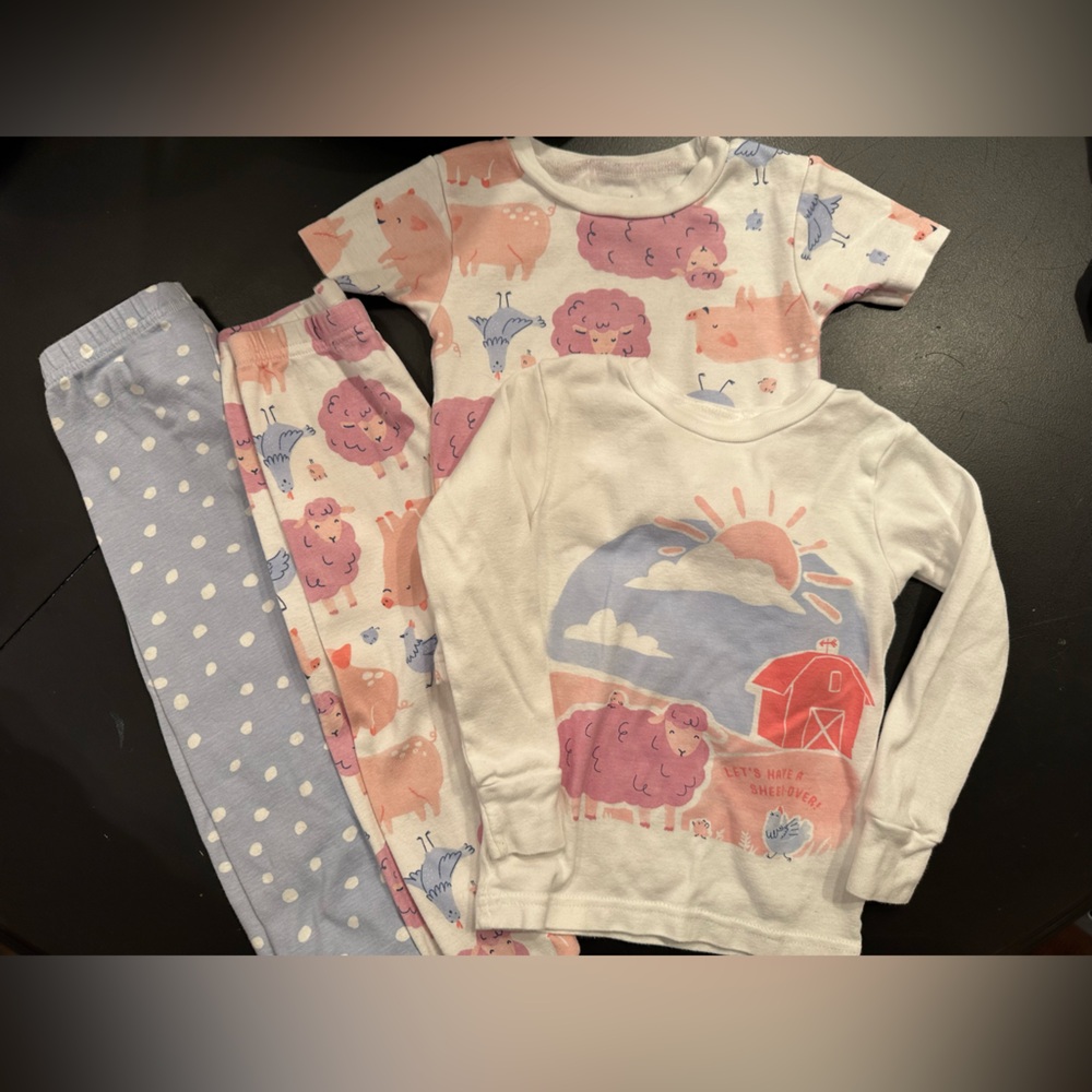 Carters Toddler Girl Long Sleeve Pajamas